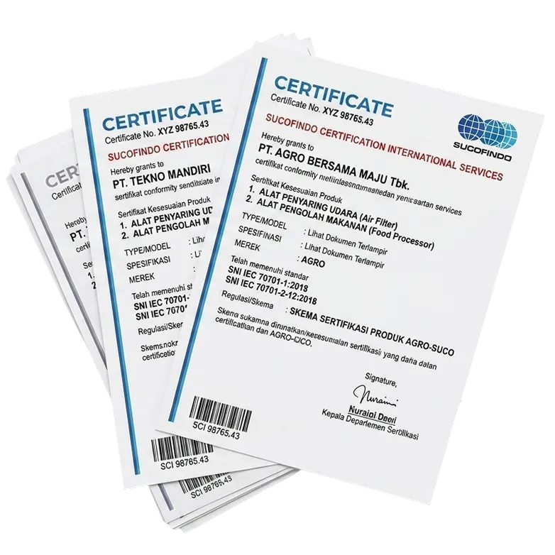 Certification
